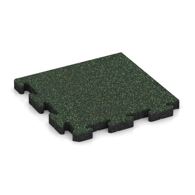Hörnplatta von WARCO im Farbdesign Engelsk Gräsmatta mit den Abmessungen 485 x 485 x 40 mm. Produktfoto von Artikel 5116 in der Aufsicht von schräg vorne.