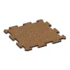 Hundsportgolv HD von WARCO im Farbdesign Terra Cotta mit den Abmessungen 500 x 500 x 18 mm. Produktfoto von Artikel 3901 in der Aufsicht von schräg vorne.