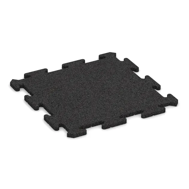 Hundsportgolv HD von WARCO im Farbdesign Anthracite mit den Abmessungen 500 x 500 x 18 mm. Produktfoto von Artikel 3919 in der Aufsicht von schräg vorne.