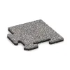 Hörnplatta HD von WARCO im Farbdesign Grå Melange mit den Abmessungen 235 x 235 x 18 mm. Produktfoto von Artikel 4684 in der Aufsicht von schräg vorne.