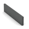 Gummikantsten von WARCO im Farbdesign Skiffergrå mit den Abmessungen 100 x 5 x 25 cm. Produktfoto von Artikel 2595 in der Aufsicht von schräg vorne.