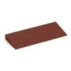 Tröskelramp 50 × 4,3 cm von WARCO im Farbdesign Tegelröd mit den Abmessungen 50 x 20 cm | 8 < 43 mm. Produktfoto von Artikel 2243 in der Aufsicht von schräg vorne.