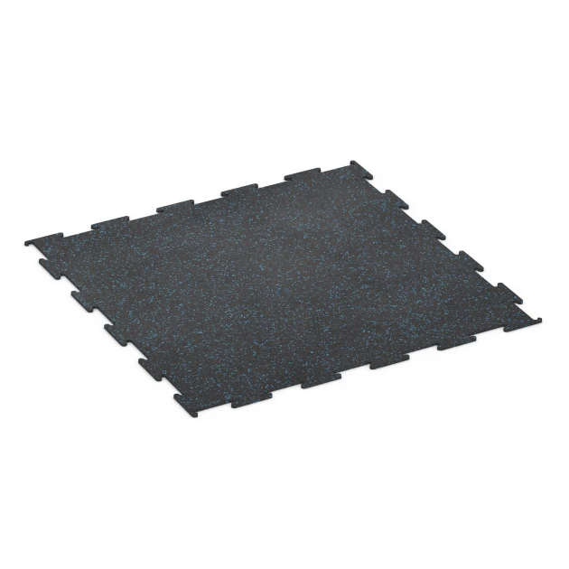 Gymgolv Kompakt von WARCO im Farbdesign Lätt blåspräcklig mit den Abmessungen 100 x 100 x 0,8 cm | 1,00 m². Produktfoto von Artikel 6451 in der Aufsicht von schräg vorne.