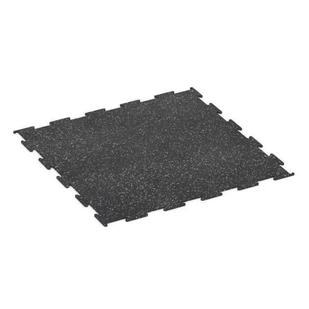 Gymgolv Kompakt von WARCO im Farbdesign Lätt gråspräcklig mit den Abmessungen 100 x 100 x 0,8 cm | 1,00 m². Produktfoto von Artikel 6452 in der Aufsicht von schräg vorne.