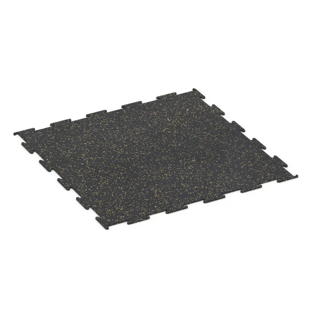 Gymgolv Kompakt von WARCO im Farbdesign Lätt gulspräcklig mit den Abmessungen 100 x 100 x 0,8 cm | 1,00 m². Produktfoto von Artikel 6454 in der Aufsicht von schräg vorne.