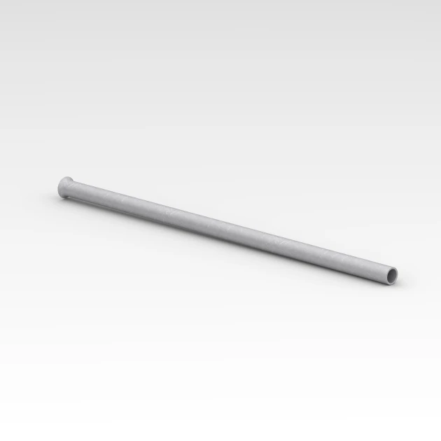 Markankare von WARCO im Farbdesign Zinkgrå mit den Abmessungen ø 2,8 x 76 cm. Produktfoto von Artikel 6643 in der Aufsicht von schräg vorne.