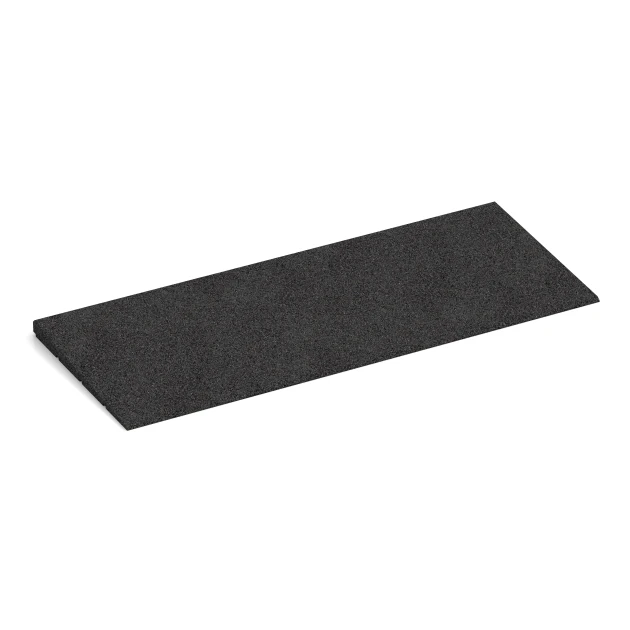 Tröskelramp 75 cm von WARCO im Farbdesign Antracit mit den Abmessungen 75 x 30 cm | 8 < 25 mm. Produktfoto von Artikel 2308 in der Aufsicht von schräg vorne.