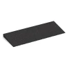 Tröskelramp 75 cm von WARCO im Farbdesign Antracit mit den Abmessungen 75 x 30 cm | 8 < 40 mm. Produktfoto von Artikel 2428 in der Aufsicht von schräg vorne.