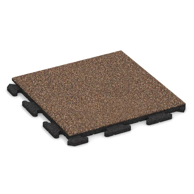 Poolplatta Klassisk von WARCO im Farbdesign Bast & Bark mit den Abmessungen 500 x 500 x 30 mm. Produktfoto von Artikel 1211 in der Aufsicht von schräg vorne.