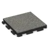 Terrassplatta Classic von WARCO im Farbdesign Grå Granit mit den Abmessungen 500 x 500 x 50 mm. Produktfoto von Artikel 1424 in der Aufsicht von schräg vorne.