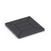 Kassettmönster – Trallplattor von WARCO im Farbdesign Skiffer mit den Abmessungen 30 x 30 x 2 cm. Produktfoto von Artikel 6346 in der Aufsicht von schräg vorne.