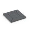 Kassettmönster – Trallplattor von WARCO im Farbdesign Silvergrå mit den Abmessungen 30 x 30 x 2 cm. Produktfoto von Artikel 6348 in der Aufsicht von schräg vorne.
