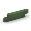 Gummikantsten von WARCO im Farbdesign Gräsgrön mit den Abmessungen 100 x 15 x 30 cm. Produktfoto von Artikel 6641 in der Aufsicht von schräg vorne.