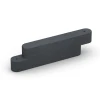 Gummikantsten von WARCO im Farbdesign Skiffergrå mit den Abmessungen 100 x 15 x 30 cm. Produktfoto von Artikel 6642 in der Aufsicht von schräg vorne.