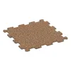 Fitnessgolv Kompakt von WARCO im Farbdesign Terra Cotta mit den Abmessungen 485 x 485 x 8 mm | 0,235 m². Produktfoto von Artikel 0886 in der Aufsicht von schräg vorne.