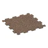 Fitnessgolv Kompakt von WARCO im Farbdesign Bast & Bark mit den Abmessungen 485 x 485 x 8 mm | 0,235 m². Produktfoto von Artikel 0887 in der Aufsicht von schräg vorne.