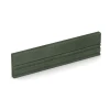 Gummibordsten von WARCO im Farbdesign Gräsgrön mit den Abmessungen 100 x 5 x 25 cm. Produktfoto von Artikel 3786 in der Aufsicht von schräg vorne.