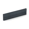 Gummibordsten von WARCO im Farbdesign Skiffergrå mit den Abmessungen 100 x 5 x 25 cm. Produktfoto von Artikel 6213 in der Aufsicht von schräg vorne.