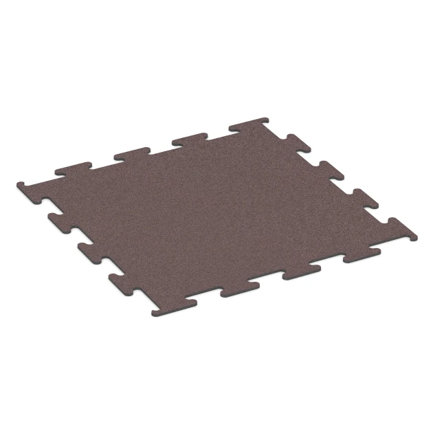 Fitness Performance Elite Träningsgolv von WARCO im Farbdesign Mineralröd mit den Abmessungen 100 x 100 x 1 cm | 1,00 m². Produktfoto von Artikel 6145 in der Aufsicht von schräg vorne.