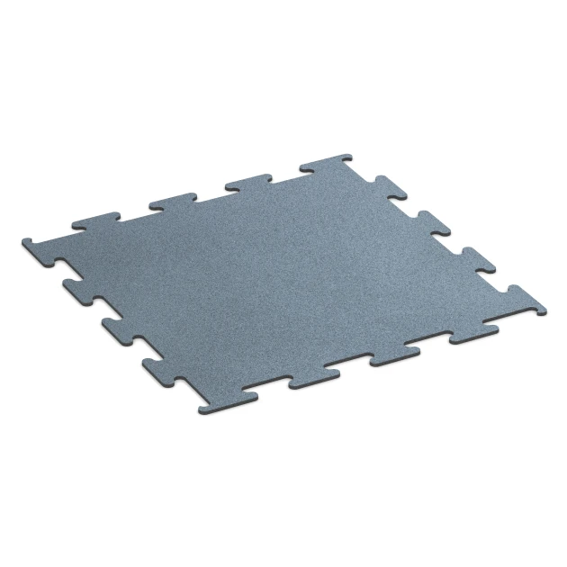 Fitness Performance Elite Träningsgolv von WARCO im Farbdesign Åldrat silver mit den Abmessungen 100 x 100 x 1 cm | 1,00 m². Produktfoto von Artikel 6158 in der Aufsicht von schräg vorne.