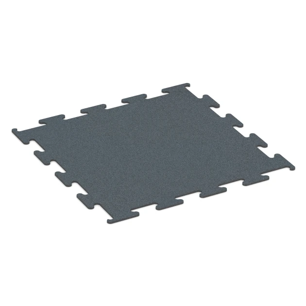 Fitness Performance Elite Träningsgolv von WARCO im Farbdesign Ormbunksgrön mit den Abmessungen 100 x 100 x 1,5 cm | 1,00 m². Produktfoto von Artikel 6159 in der Aufsicht von schräg vorne.