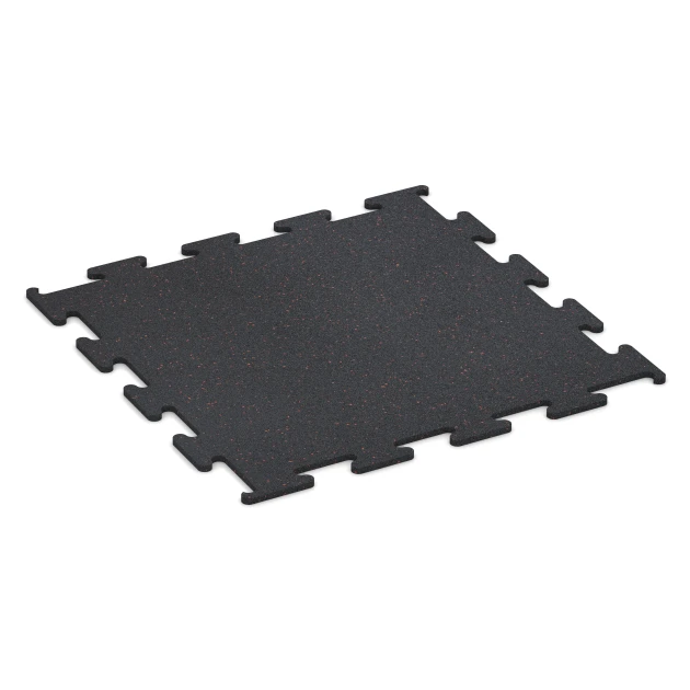 Fitness Performance Elite Träningsgolv von WARCO im Farbdesign Lätt Röd Sprøjtet mit den Abmessungen 100 x 100 x 1,5 cm | 1,00 m². Produktfoto von Artikel 3757 in der Aufsicht von schräg vorne.