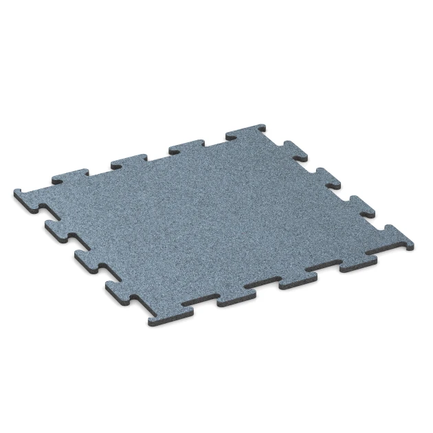 Fitness Performance Elite Träningsgolv von WARCO im Farbdesign Åldrat silver mit den Abmessungen 50 x 50 x 1 cm | 0,25 m². Produktfoto von Artikel 6164 in der Aufsicht von schräg vorne.