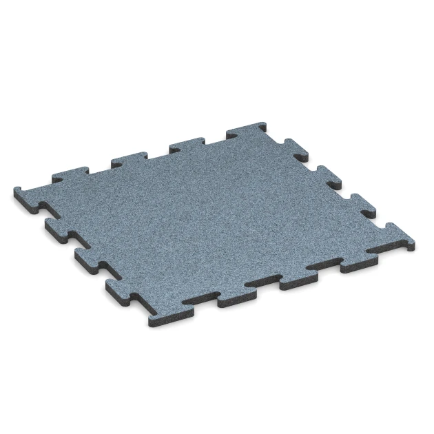 Fitness Performance Elite Träningsgolv von WARCO im Farbdesign Åldrat silver mit den Abmessungen 50 x 50 x 1,5 cm | 0,25 m². Produktfoto von Artikel 6166 in der Aufsicht von schräg vorne.
