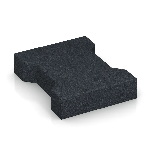 Marksten von WARCO im Farbdesign Skiffergrå mit den Abmessungen 20 × 16,5 × 4,3 cm | 0,0278 m². Produktfoto von Artikel 6378 in der Aufsicht von schräg vorne.