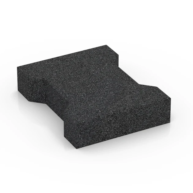 Marksten von WARCO im Farbdesign Antracit mit den Abmessungen 20 x 16,5 x 4,5 cm | 0,0278 m². Produktfoto von Artikel 7068 in der Aufsicht von schräg vorne.