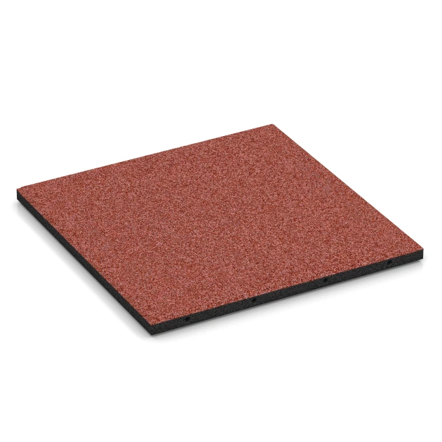 Terrassplatta Classic von WARCO im Farbdesign Tomatröd mit den Abmessungen 50 x 50 x 3 cm. Produktfoto von Artikel 6179 in der Aufsicht von schräg vorne.