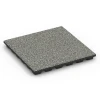 Fallskyddsplatta EPDM – 160 cm von WARCO im Farbdesign Grå granit mit den Abmessungen 50 x 50 x 4,8 cm | 0,25 m². Produktfoto von Artikel 6432 in der Aufsicht von schräg vorne.