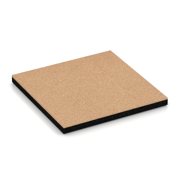 Underlag för hundrastgård von WARCO im Farbdesign Sandbeige mit den Abmessungen 50 x 50 x 4 cm | 0,25 m². Produktfoto von Artikel 7079 in der Aufsicht von schräg vorne.