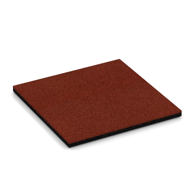 Underlag för hundrastgård von WARCO im Farbdesign Tegelröd mit den Abmessungen 50 x 50 x 3 cm | 0,25 m². Produktfoto von Artikel 7081 in der Aufsicht von schräg vorne.