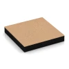 Fallskyddsplattor von WARCO im Farbdesign Sandbeige mit den Abmessungen 50 x 50 x 8 cm. Produktfoto von Artikel 6234 in der Aufsicht von schräg vorne.