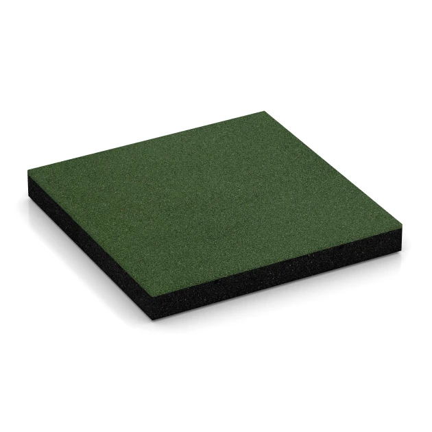 Fallskyddsplatta – 180 cm von WARCO im Farbdesign Gräsgrön mit den Abmessungen 50 x 50 x 6 cm. Produktfoto von Artikel 6267 in der Aufsicht von schräg vorne.