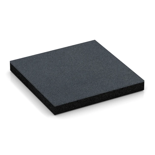 Fallskyddsplatta – 180 cm von WARCO im Farbdesign Skiffergrå mit den Abmessungen 50 x 50 x 6 cm. Produktfoto von Artikel 6269 in der Aufsicht von schräg vorne.