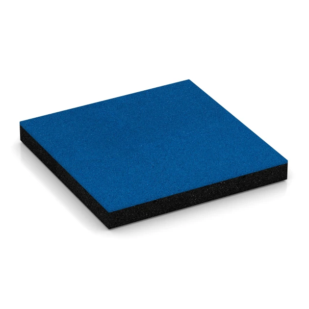 Fallskyddsplatta – 180 cm von WARCO im Farbdesign Himmelsblå mit den Abmessungen 50 x 50 x 6 cm. Produktfoto von Artikel 6268 in der Aufsicht von schräg vorne.