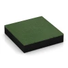Fallskyddsplattor von WARCO im Farbdesign Gräsgrön mit den Abmessungen 50 x 50 x 11 cm. Produktfoto von Artikel 6211 in der Aufsicht von schräg vorne.