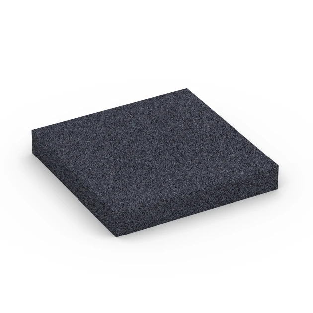 Fitness Performance Elite Träningsgolv von WARCO im Farbdesign Antracit mit den Abmessungen 100 × 100 × 1,5 cm. Produktfoto von Artikel 6175 in der Aufsicht von schräg vorne.
