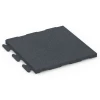 Terrassplatta i gummi Linea von WARCO im Farbdesign Skiffergrå mit den Abmessungen 50 x 50 x 3 cm | 0,25 m². Produktfoto von Artikel 7055 in der Aufsicht von schräg vorne.