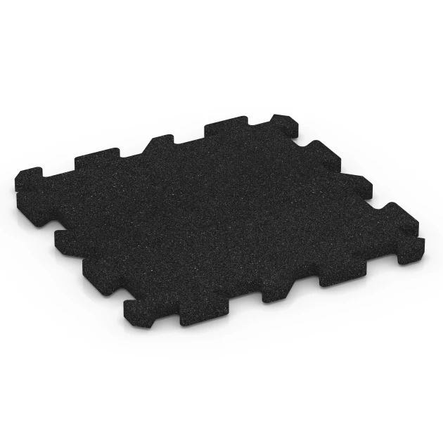 Hundgolv von WARCO im Farbdesign Antracit mit den Abmessungen 50 x 50 x 3 cm | 0,25 m². Produktfoto von Artikel 6607 in der Aufsicht von schräg vorne.