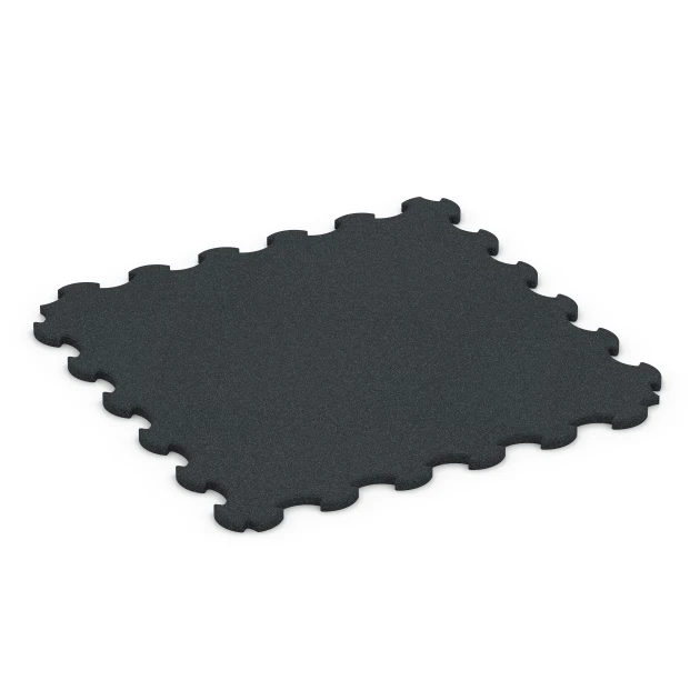 Gummimatta för hund von WARCO im Farbdesign Antracit mit den Abmessungen 102,5 x 102,5 x 2,2 cm | 1,05 m². Produktfoto von Artikel 7085 in der Aufsicht von schräg vorne.