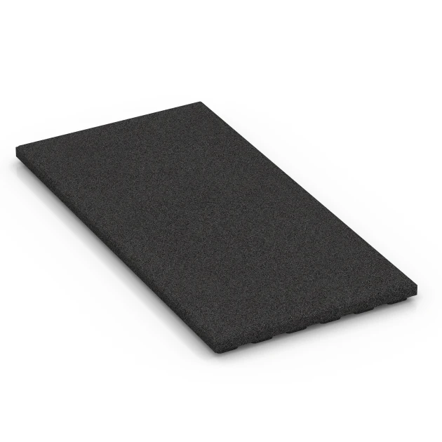 Stallmatta Lyx von WARCO im Farbdesign Antracit mit den Abmessungen 100 x 50 x 4,5 cm | 0,50 m². Produktfoto von Artikel 6389 in der Aufsicht von schräg vorne.