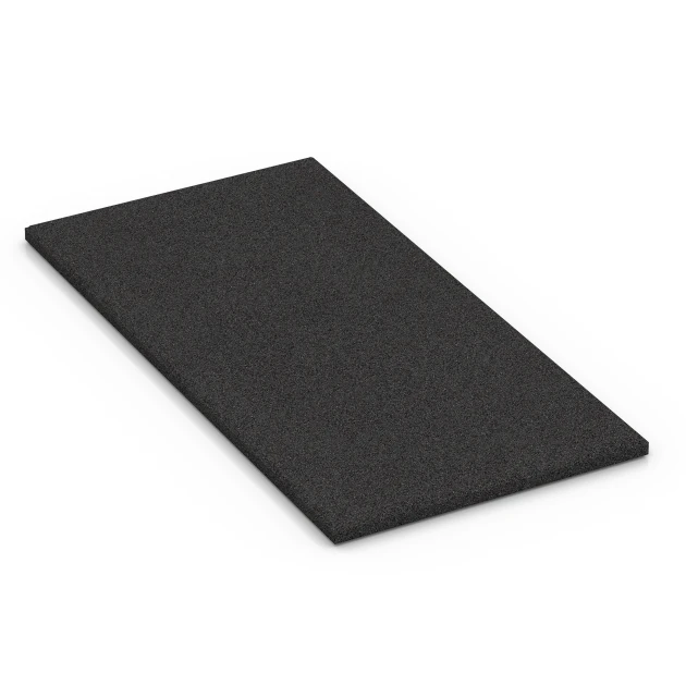 Stallmatta von WARCO im Farbdesign Antracit mit den Abmessungen 100 x 50 x 3 cm | 0,50 m². Produktfoto von Artikel 6381 in der Aufsicht von schräg vorne.