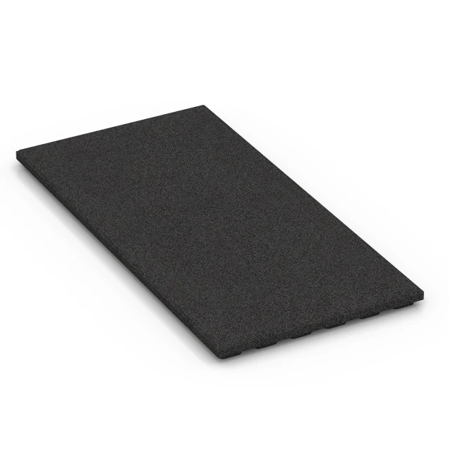 Stallmatta Komfort von WARCO im Farbdesign Antracit mit den Abmessungen 100 x 50 x 4 cm | 0,50 m². Produktfoto von Artikel 6385 in der Aufsicht von schräg vorne.