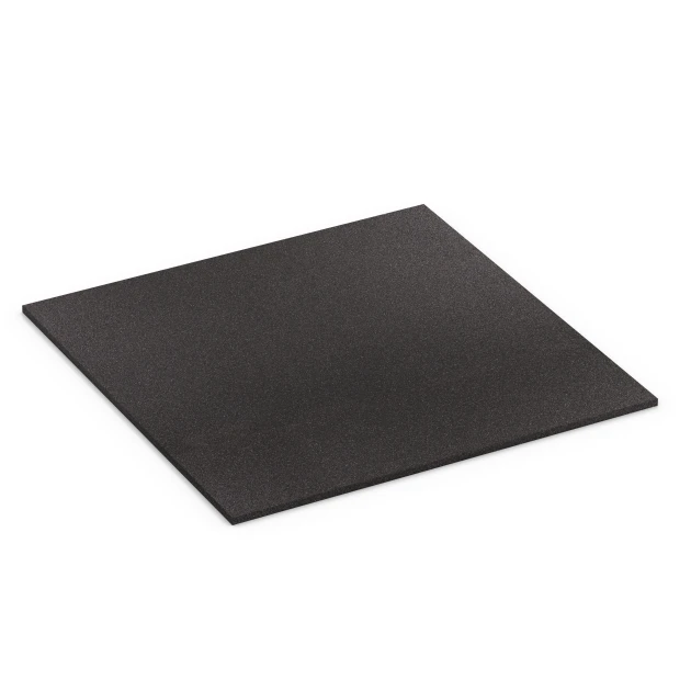 Underlagsplatta Kl. 1 von WARCO im Farbdesign Antracit mit den Abmessungen 104 x 104 x 1,8 cm. Produktfoto von Artikel 6655 in der Aufsicht von schräg vorne.