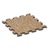 Mässgolv klickplatta von WARCO im Farbdesign Terrakotta mit den Abmessungen 46 x 46 x 1,8 cm. Produktfoto von Artikel 6916 in der Aufsicht von schräg vorne.