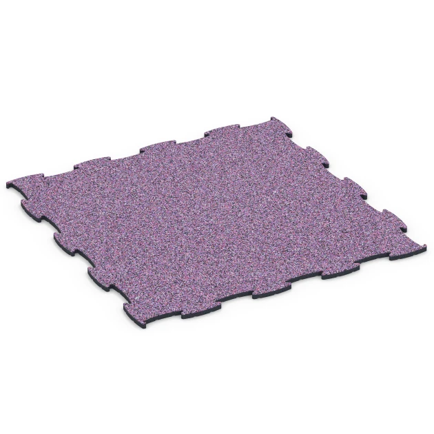 Hundsportgolv inomhus von WARCO im Farbdesign Lavendel mit den Abmessungen 44,6 x 44,6 x 1,8 cm. Produktfoto von Artikel 6900 in der Aufsicht von schräg vorne.