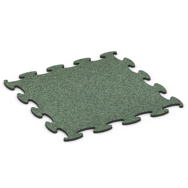 Hundsportgolv inomhus von WARCO im Farbdesign Engelskt gräs mit den Abmessungen 98 x 98 × 1,8 cm. Produktfoto von Artikel 6906 in der Aufsicht von schräg vorne.